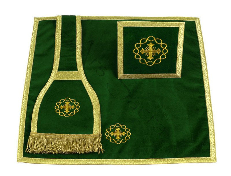 Burse, maniple, chalice veil VMB-592-AKA