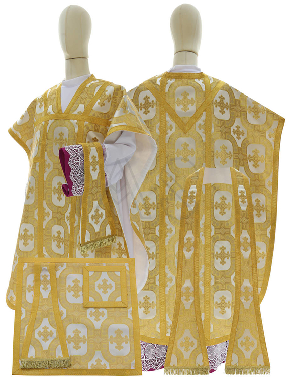 Silk chasuble "St. Philip Neri" F068-G29