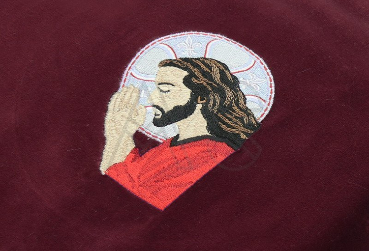 Chasuble gothique "Jésus dans le jardin de Gethsémané" G421-AKC