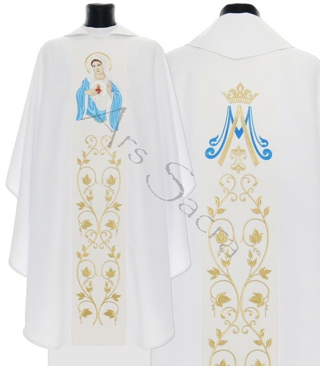 Gotische Kasel "Herz von Maria" 733-B