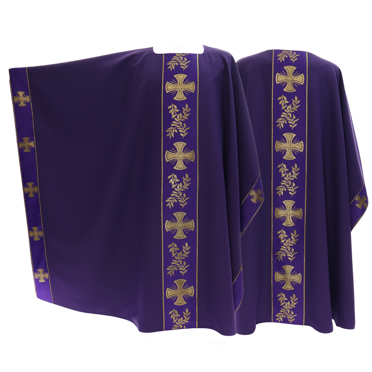 Chasuble monastique '"Croix de Malte" MX006-F