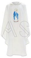 Chasuble mariale  "Notre-Dame des Grâces" - en stock, expédition sous 24h