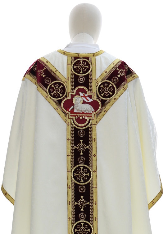 Halbgotische Kasel "Lamm" GY883-AKC26