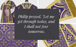 Casula di seta "San Filippo Neri" F068-C8