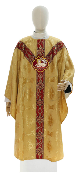 Chasuble semi-gothique "Agneau" GY201-30