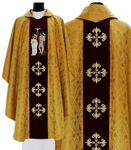 Chasuble gothique "Jean Baptiste" 403-AGC16