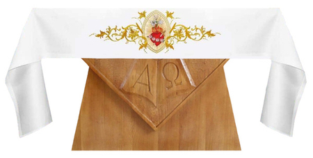 Tovaglia d'altare "Cuore di Maria"