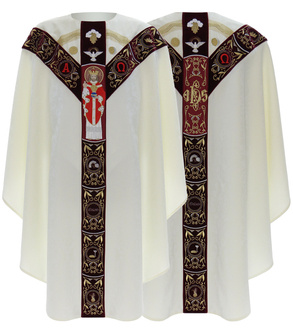 Chasuble semi-gothique "Le pain de la vie" GY832-AKC26