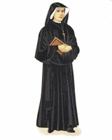 Applicazione ricamata "Santa Faustina"