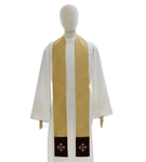 Casulla gótica "Corazón de Jesús, María, José" 908-A25g