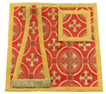 Silk chasuble "Passion and Resurrection of Jesus Christ" F820-C8