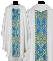 Chasuble gothique mariale  013-BN