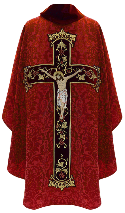 Gotische Kasel "Kreuzigung Jesu"