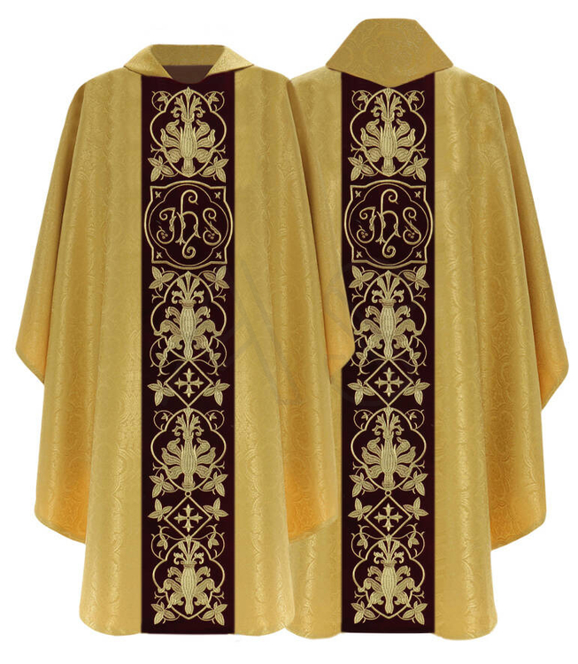 Chasuble gothique "IHS" 871-A25