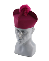 Birreta púrpura con 4 esquinas B-8