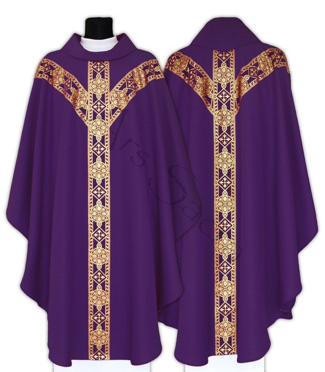 Semi Gothic Chasuble Y201-Rg