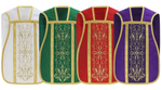 Set of 4 roman chasubles SET-RH1-25