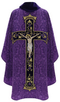 Chasuble gothique "Crucifixion de Jésus"