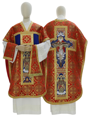Casula di seta "Santa Trinità" F778-8