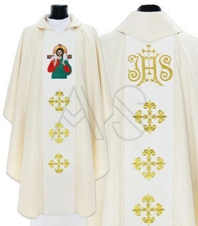 Chasuble gothique "Bon Berger" 420-GK54