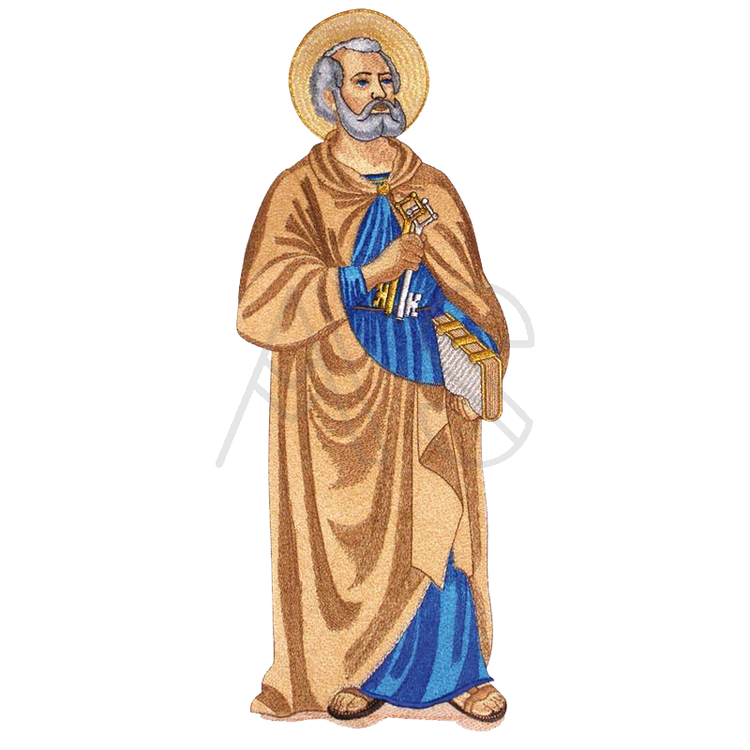Applique brodée "Saint Pierre"