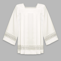 Crema Sobrepelliz con encaje K2-K