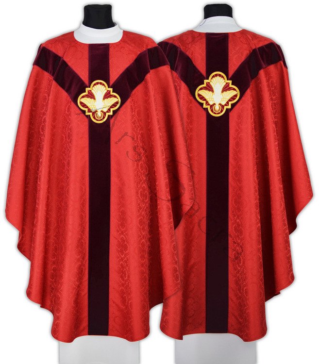 Casulla semigótica "Espíritu Santo" GY207-AC25