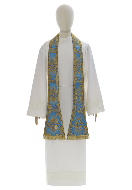 Chasuble "St. Philip Neri"  "Heart of Jesus, Mary, Joseph" F822-AN9-PEL