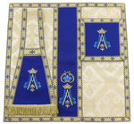 Silk chasuble "St. Philip Neri" F766-KN50