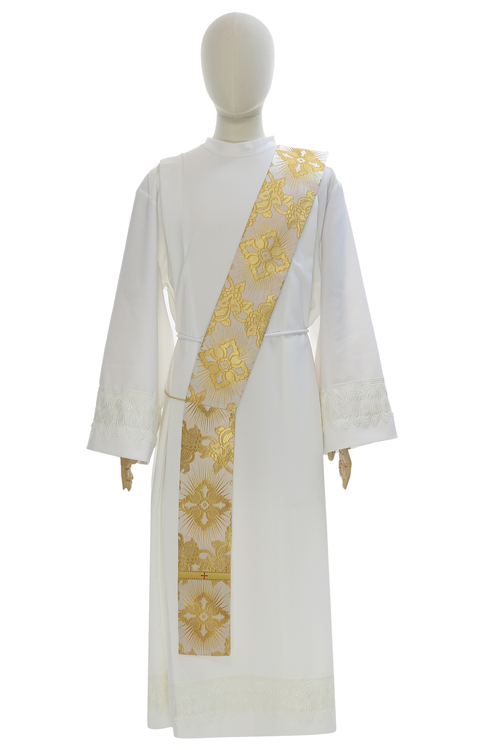 Dalmática romana "Corazón de Jesús, María, José" DR822-AKC9