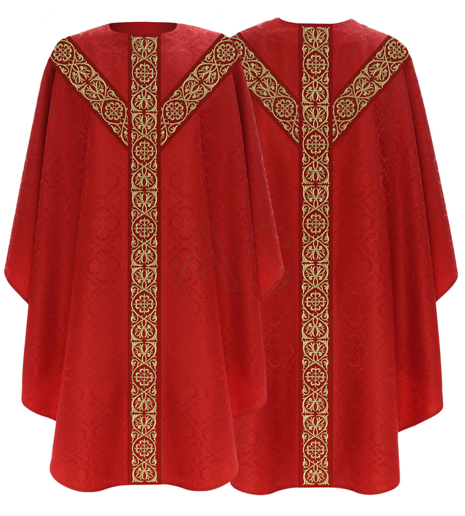 Chasuble semi-gothique dans toutes les couleurs GY849-25