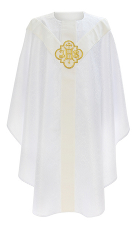 Casulla semigótica "IHS" GY208-AB25
