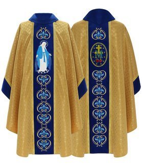 Casula gotica "Nostra Signora Immacolata" 449-AGN61g