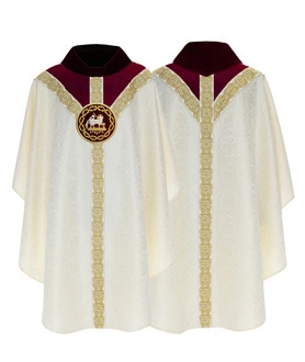 Semi Gothic Chasuble "Lamb" Y816-AKC25g