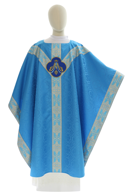 Chasuble monastique mariale MXY214-N25