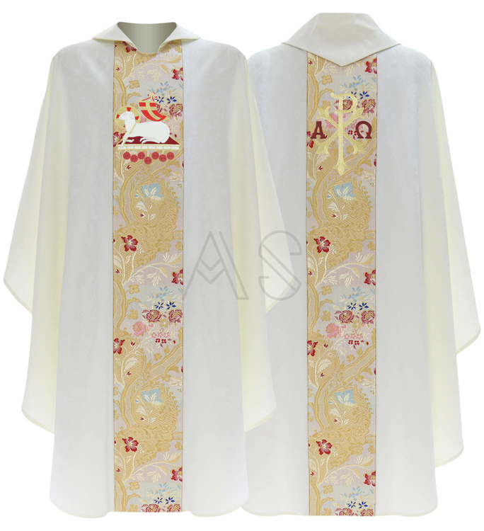 Casulla gótica "Cordero de dios" 852-K26