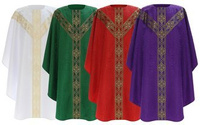 Set de chasubles semi-gothiques - TOUTES LES COULEURS