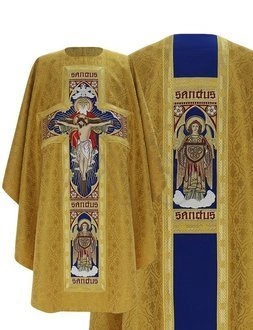 Gothic Chasuble "Holy Trinity" G778-GN16