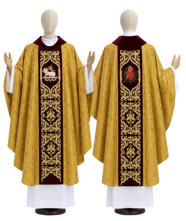 Chasuble gothique "Agneau" 753-AGC16