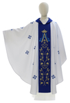 Casulla gótica mariana 663-BN