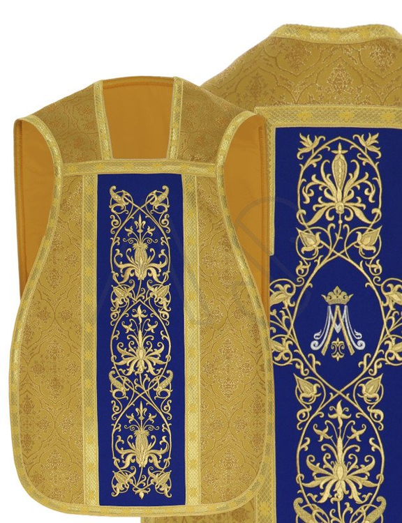 Casulla romana mariana R749-GN16