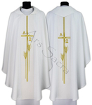 Casula gotica "Alpha & Omega" 678-C