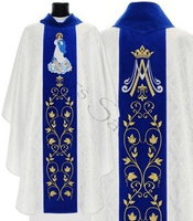 Gothic Chasuble "Our Lady of the Assumption" 411-ASN14g