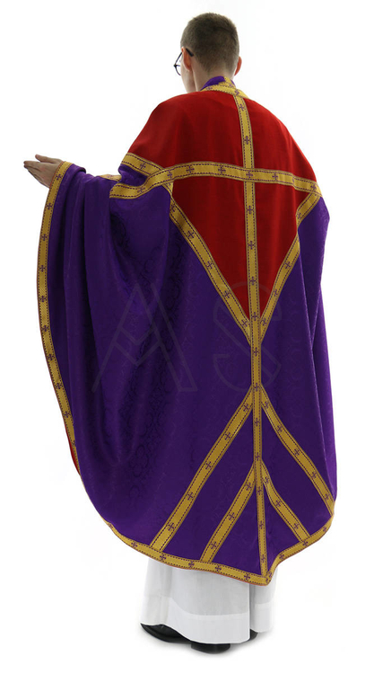 Chasuble, bourse, manipule, voile de calice CVMBC074-25