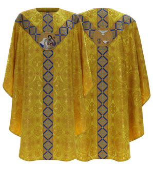 Casulla semi gótica "Navidad" GY475-G8