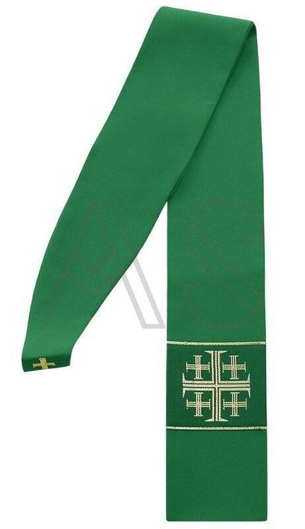 Estola gótica reversible "Cruces de Jerusalén" SZ1