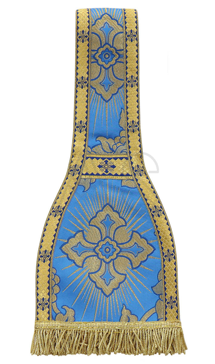 Chasuble romaine "Coeur de Jésus, Marie, Joseph" R822-AN9