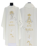 Casulla gótica "Nuestra Señora de Fátima" 728-Kg