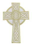 Embroidered applique "Celtic cross" AP-CROSS3-F