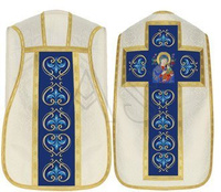 Chasuble romaine mariale "Notre Dame du Perpétuel Secours" R450-KN25